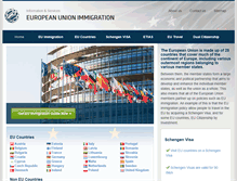 Tablet Screenshot of euimmigration.org
